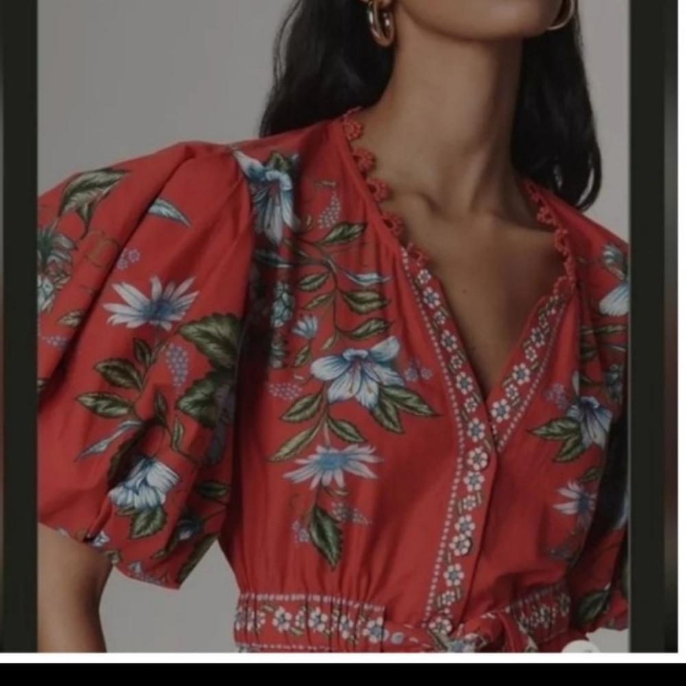 FARM Rio Red Romper - Picture 3 of 4